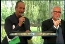 Memorial Vannucci 2021 del 2 ottobre - i premi allo sport